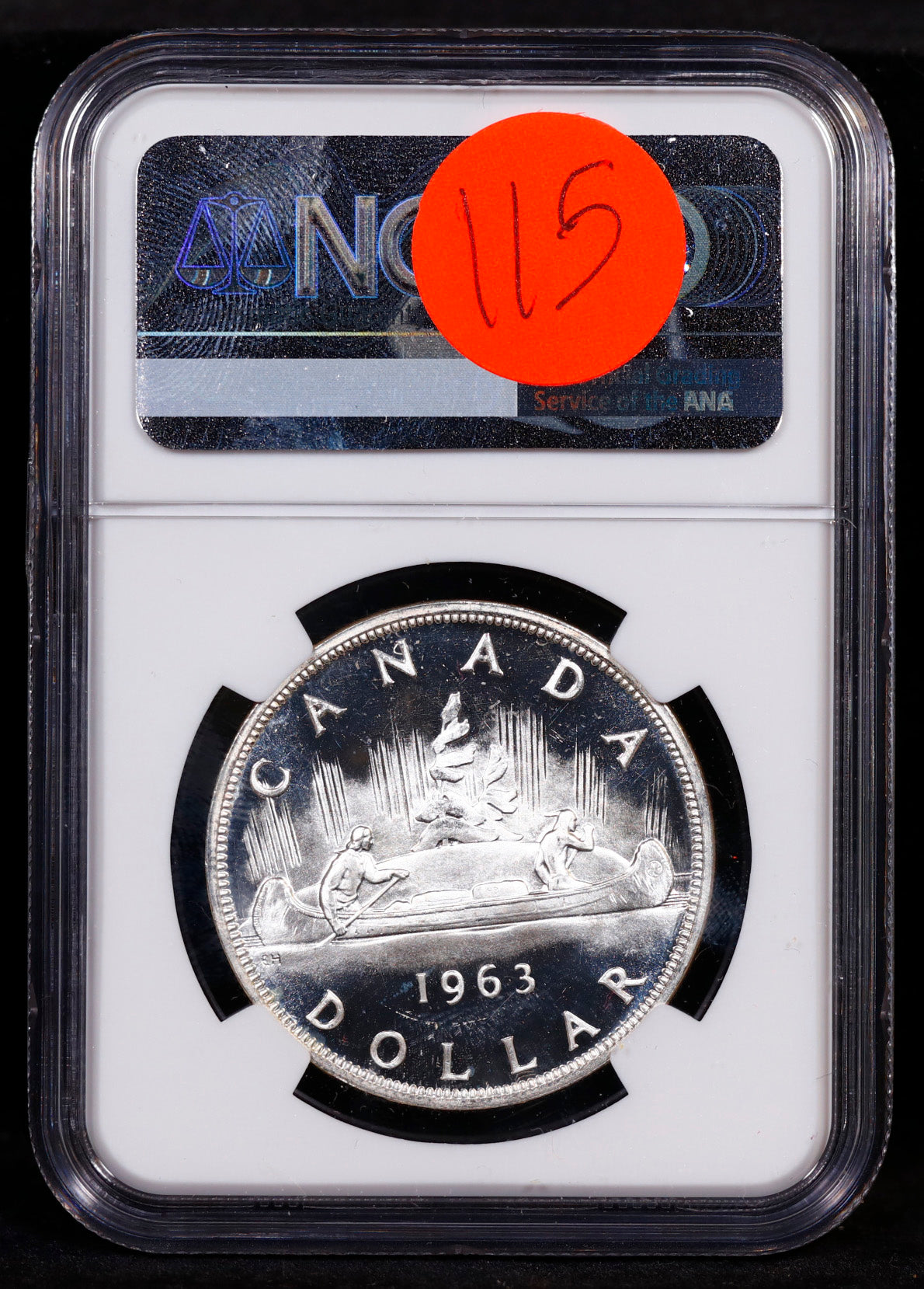 1963 Canada Silver Dollar S$1 NGC PL64 Ultra Cameo