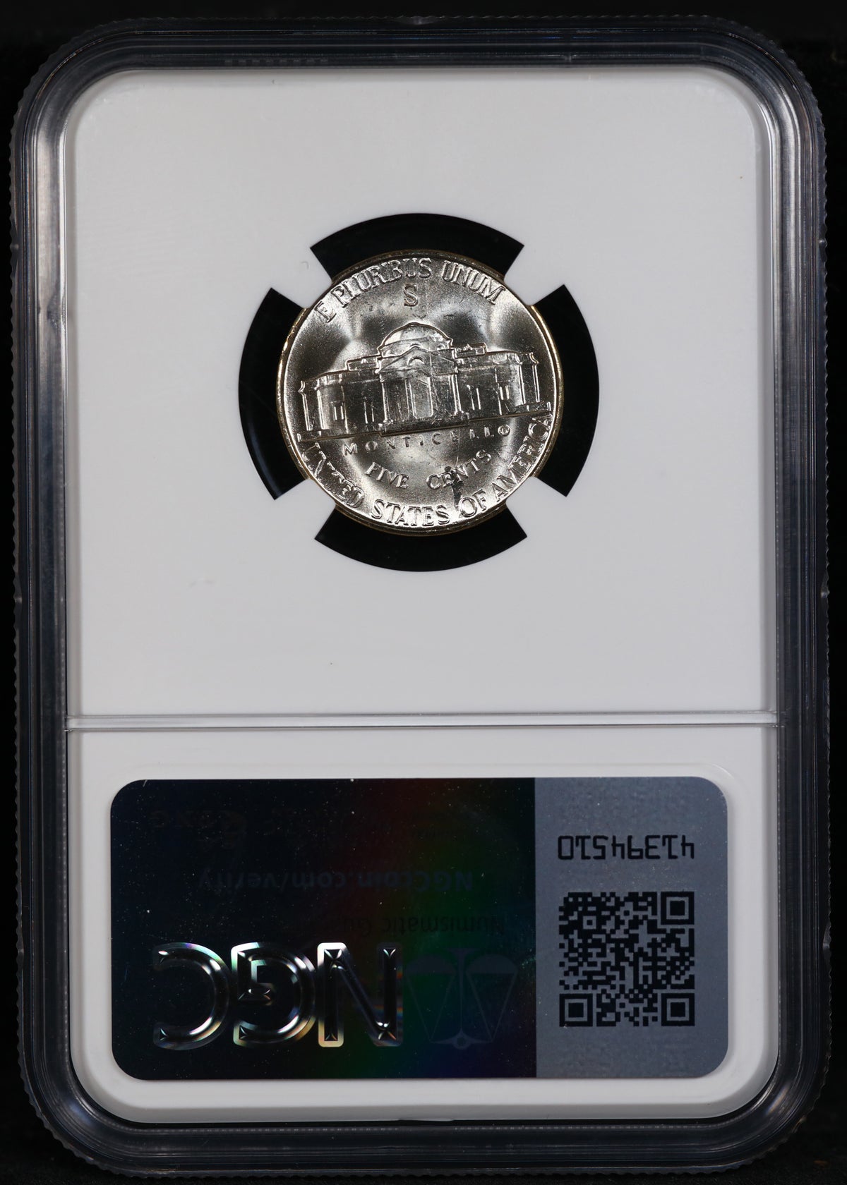 1942-S Jefferson Nickel 5c MS66 NGC