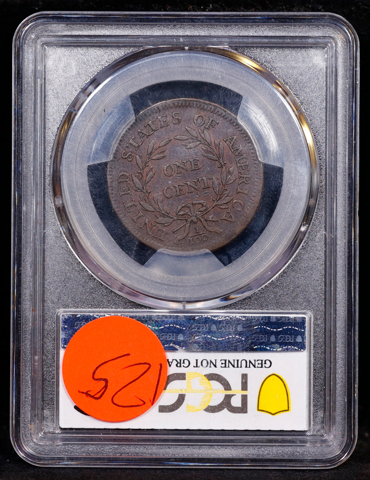 1796 Large Cent 1c Draped Reverse of 1795 PCGS VF Detail