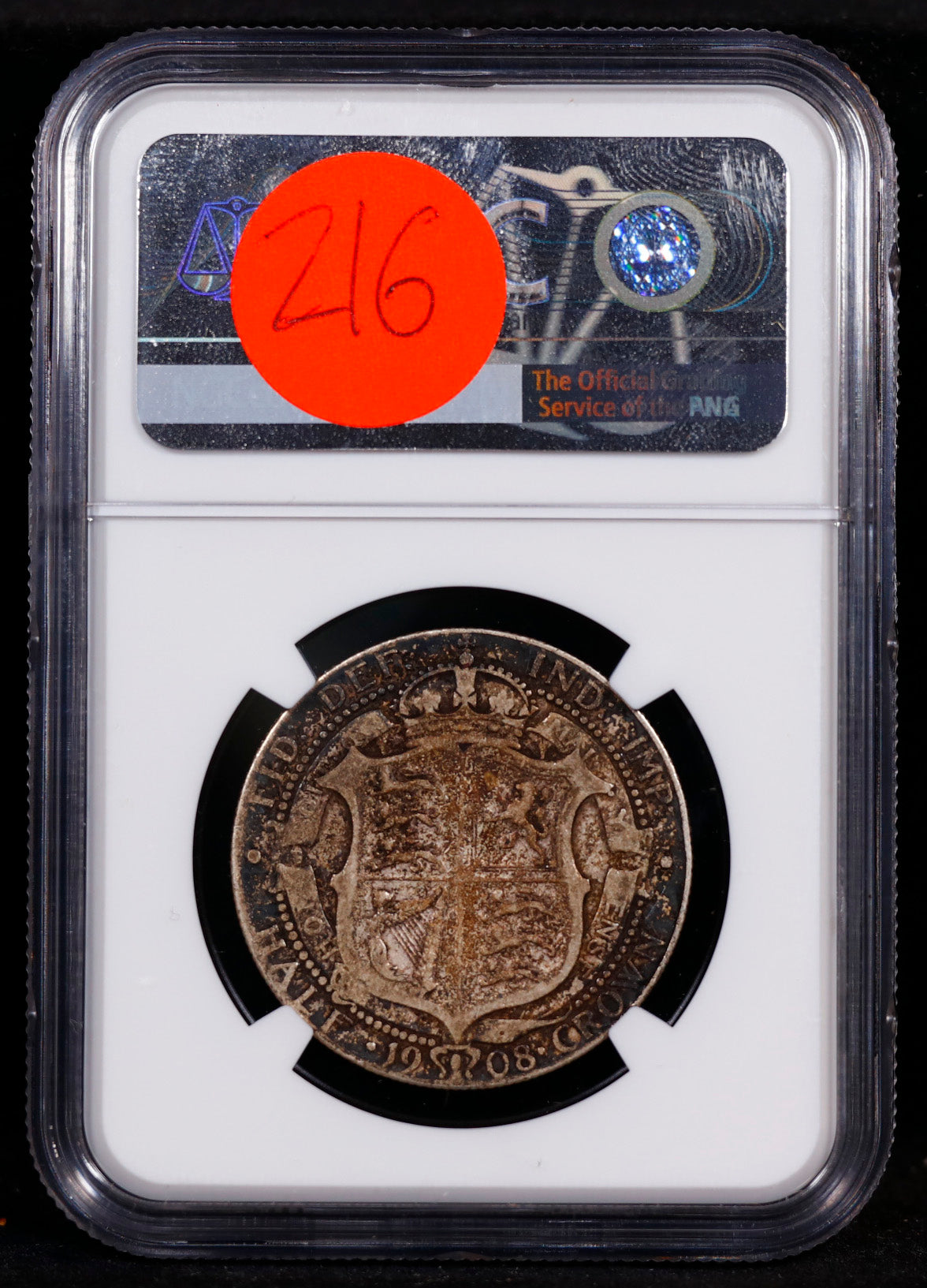 1908 Great Britain 1/2 Crown NGC VF20