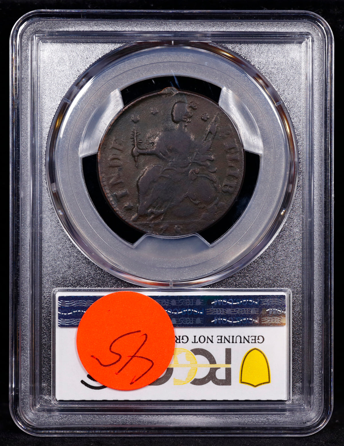 1787 CT Connecticut 1/2P Draped Bust Left PCGS F-Detail