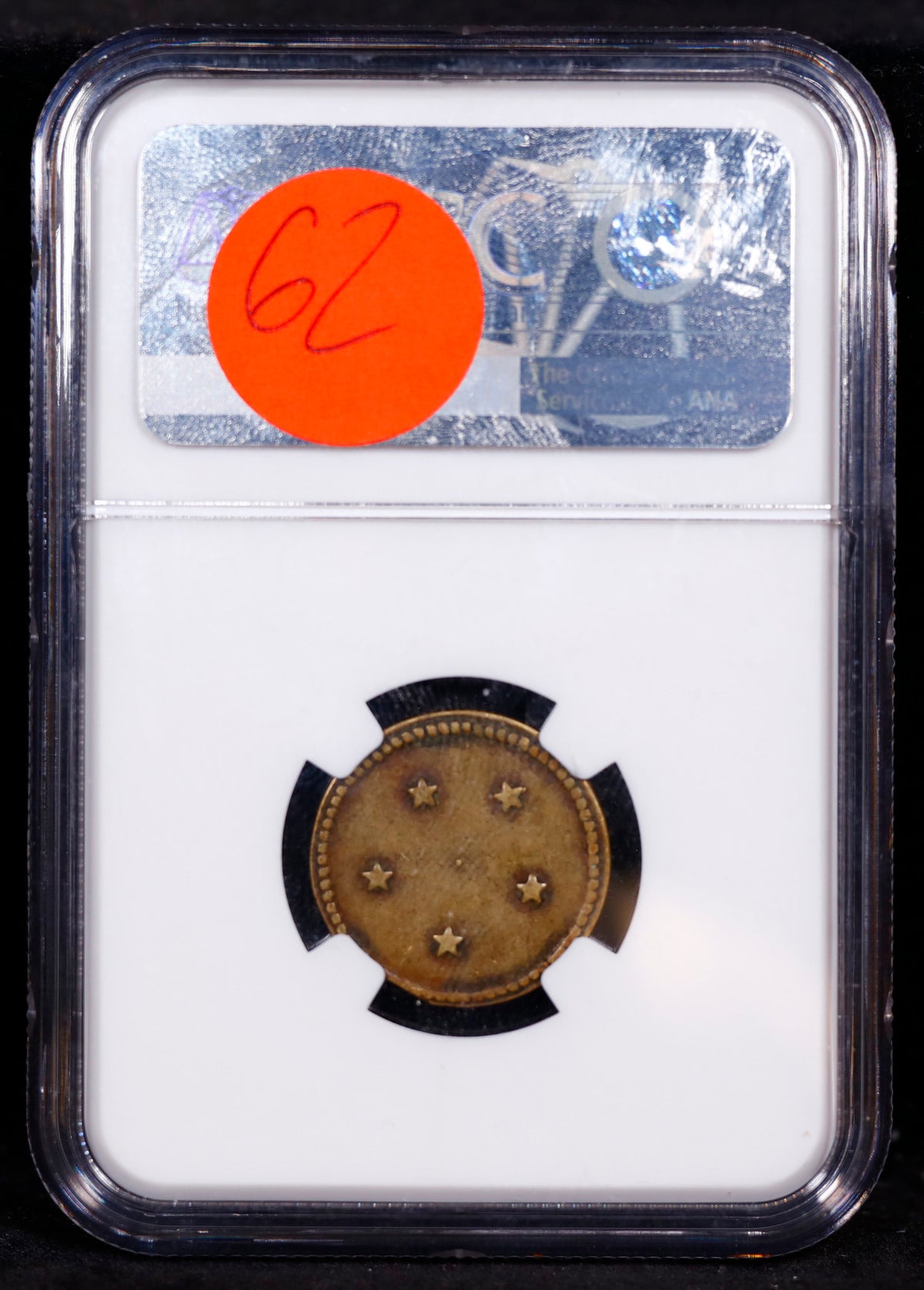 TOP POP! (1861-65) UI S-P-N Sutler S.T.V.6. German Silver NGC XF40 Civil War Sutler Token R-9