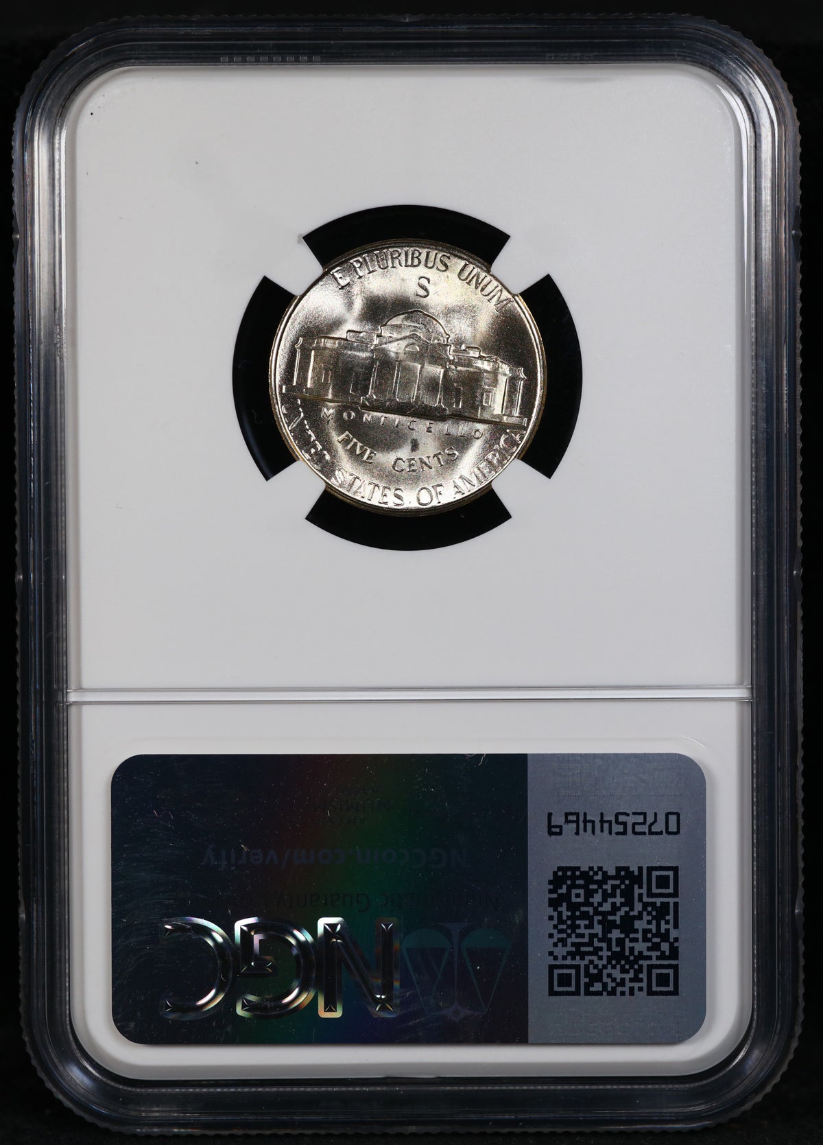 1943-S Jefferson Nickel 5c MS66 NGC
